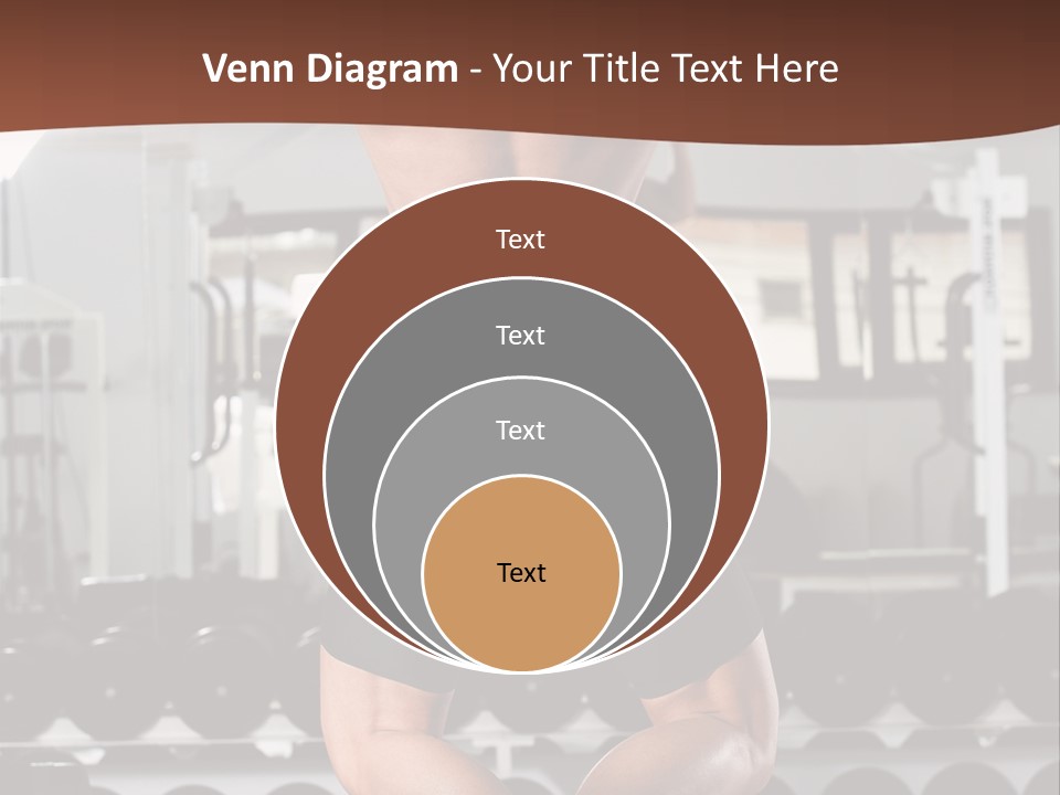 Bodybuilding Weightlifter Sport PowerPoint Template