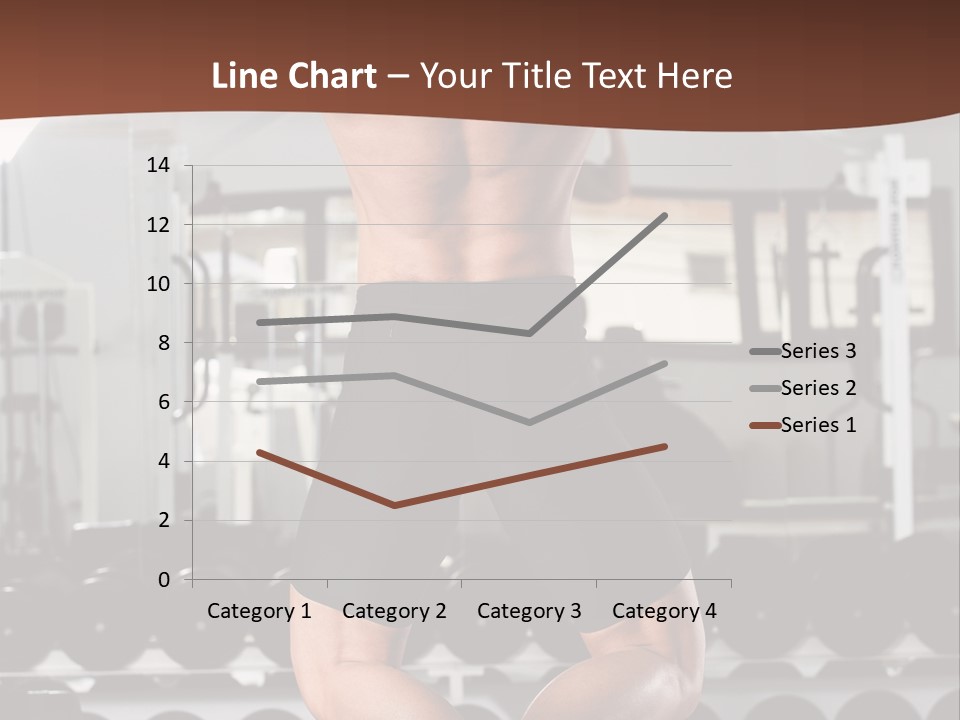 Bodybuilding Weightlifter Sport PowerPoint Template