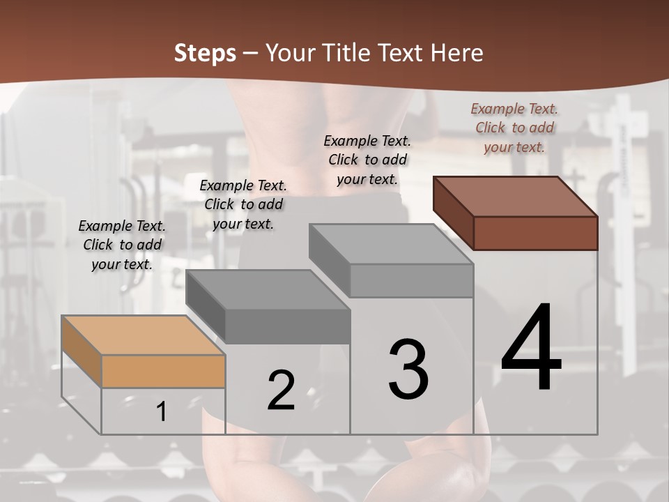 Bodybuilding Weightlifter Sport PowerPoint Template