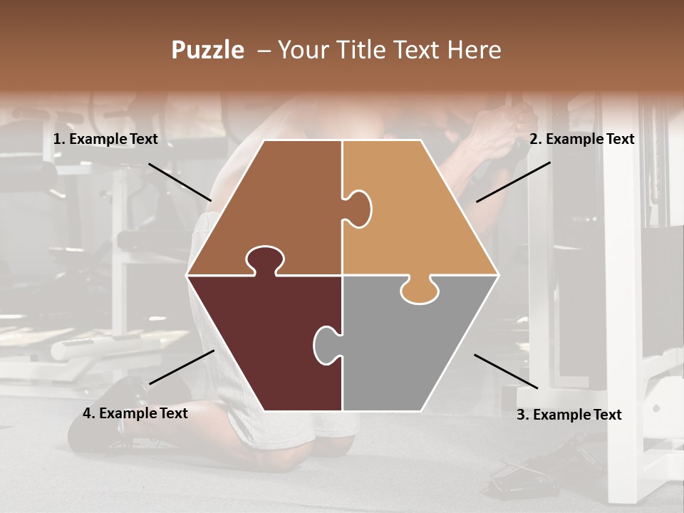 Trainer Fit Crunch PowerPoint Template