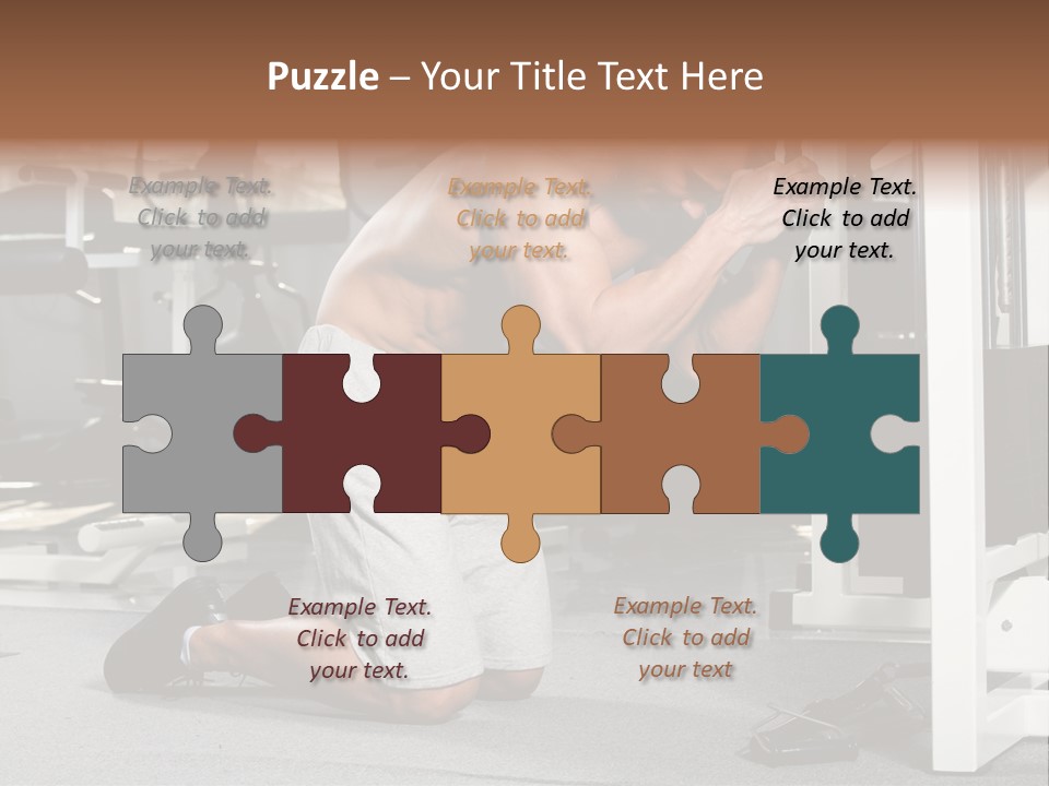 Trainer Fit Crunch PowerPoint Template