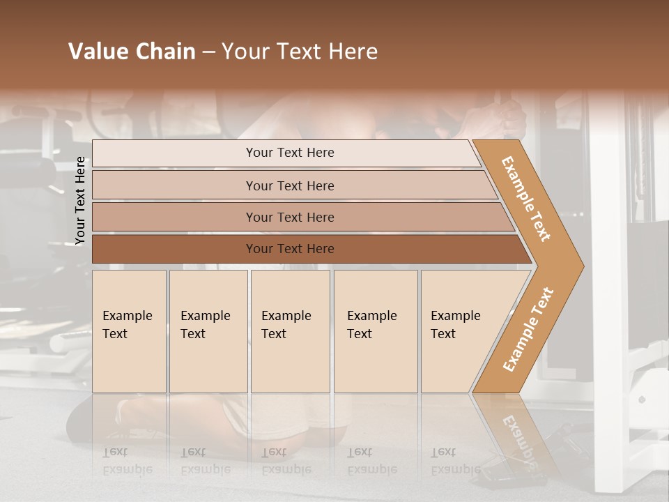 Trainer Fit Crunch PowerPoint Template