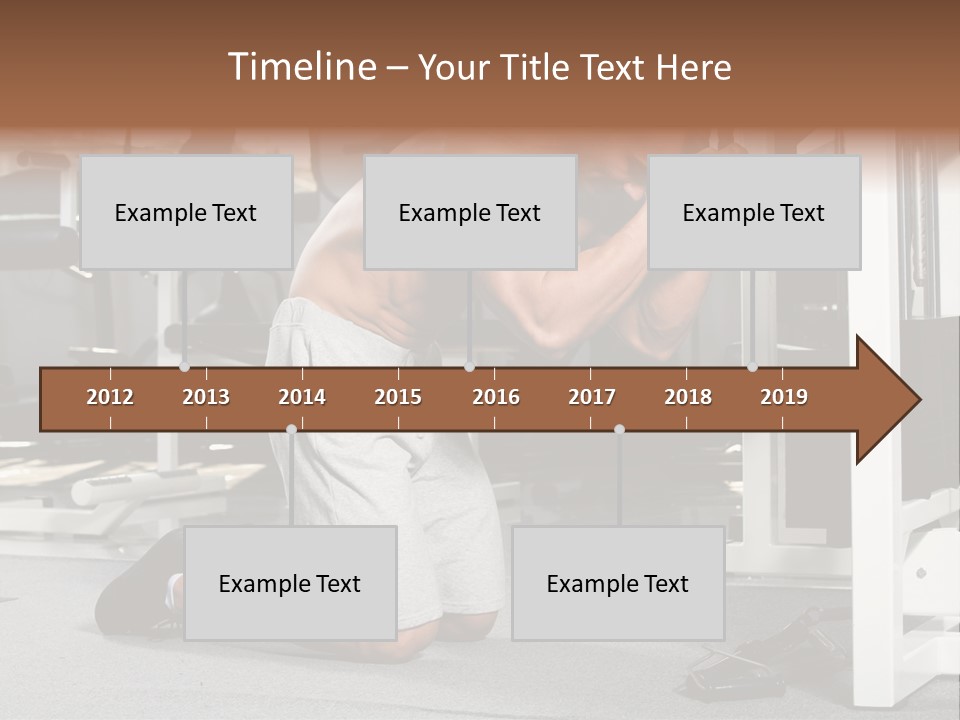 Trainer Fit Crunch PowerPoint Template