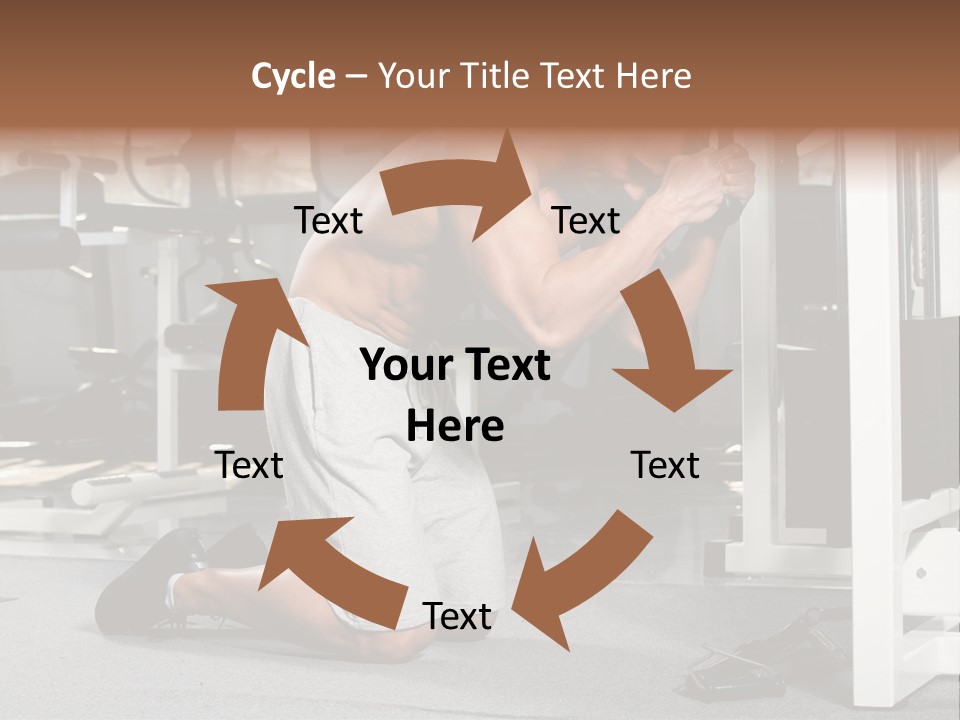 Trainer Fit Crunch PowerPoint Template