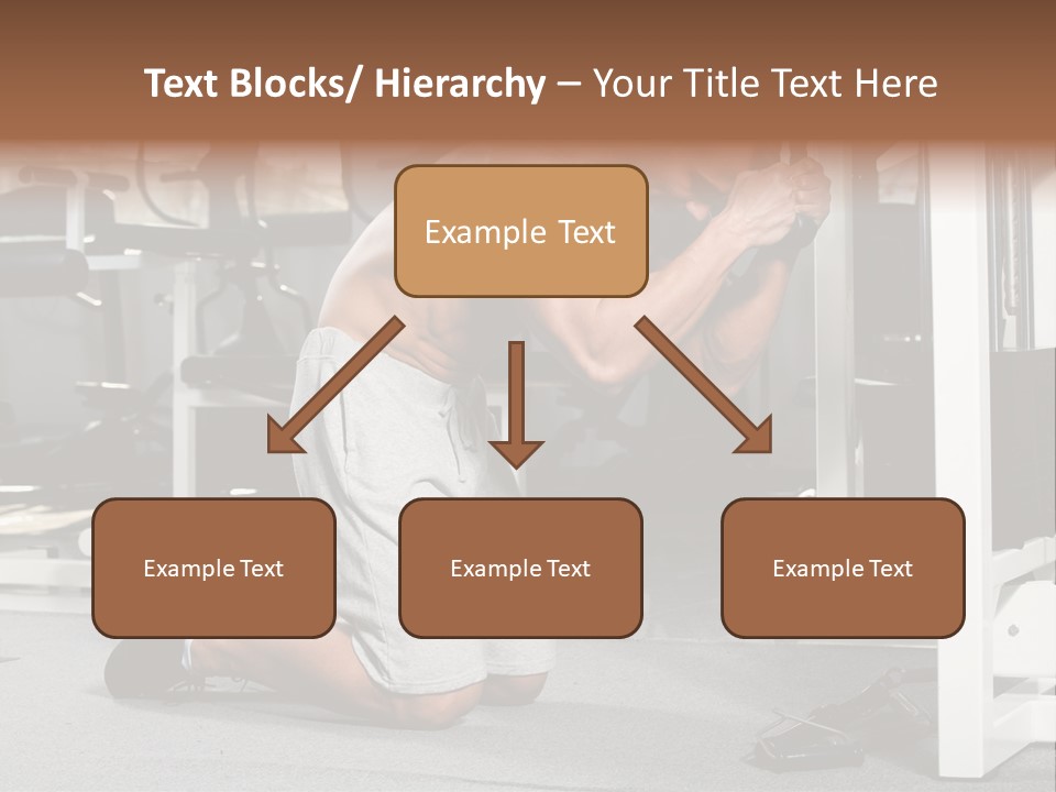 Trainer Fit Crunch PowerPoint Template