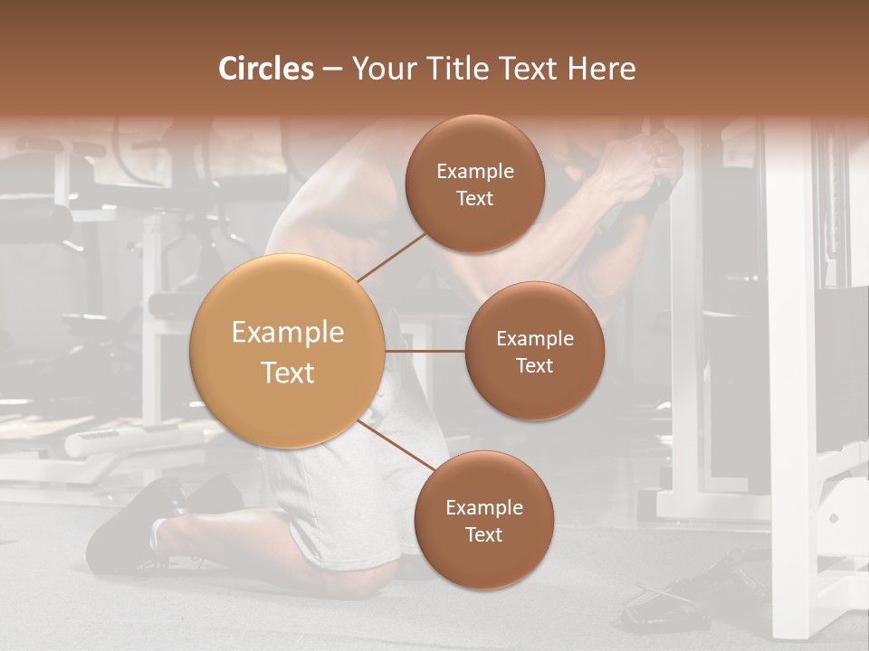 Trainer Fit Crunch PowerPoint Template