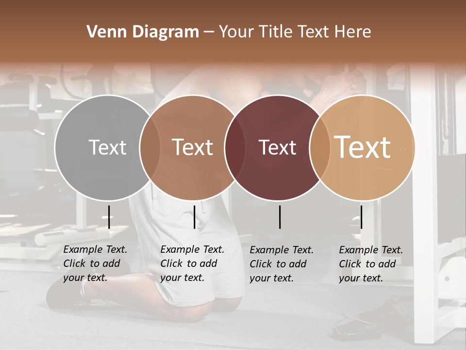 Trainer Fit Crunch PowerPoint Template