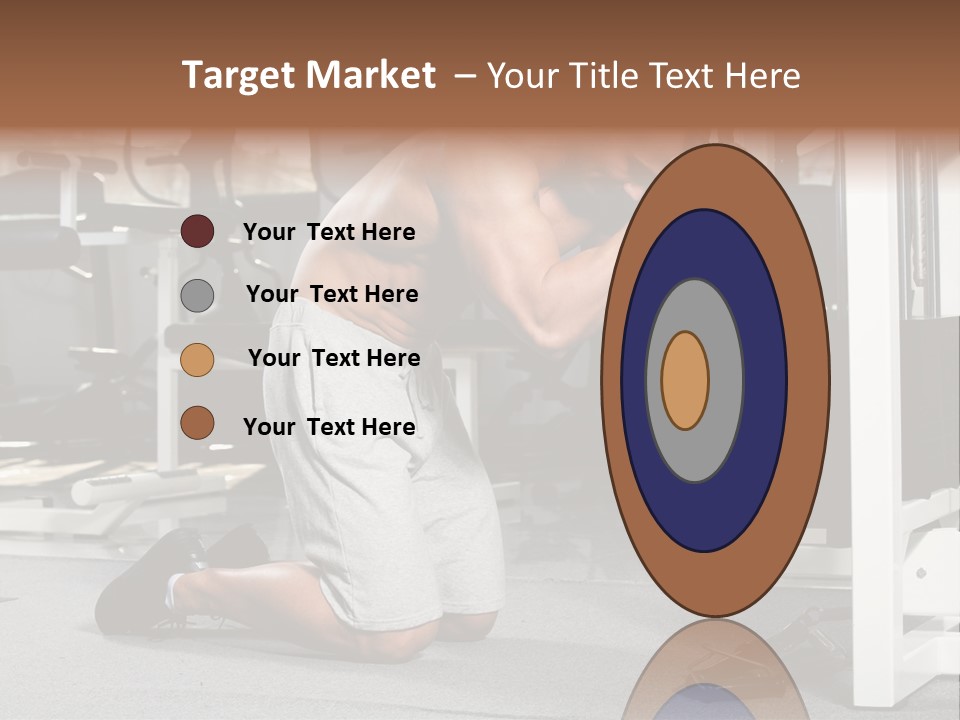 Trainer Fit Crunch PowerPoint Template