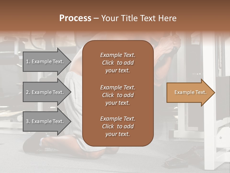 Trainer Fit Crunch PowerPoint Template