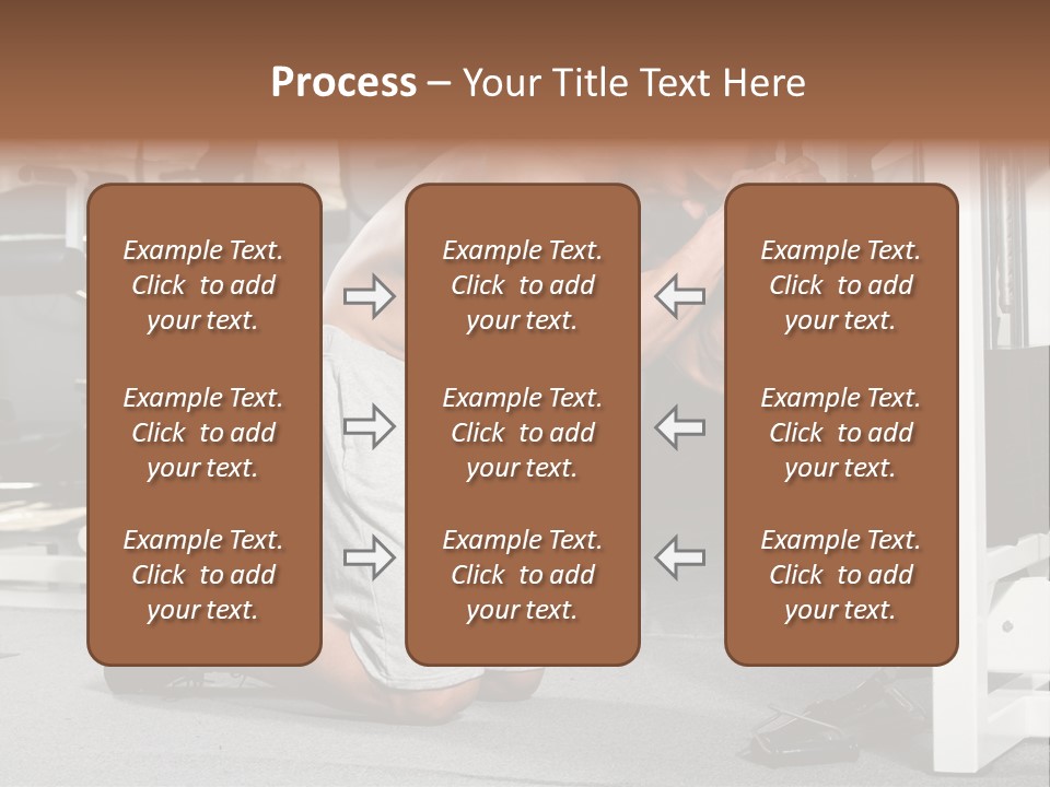 Trainer Fit Crunch PowerPoint Template