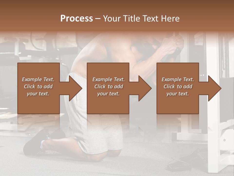 Trainer Fit Crunch PowerPoint Template