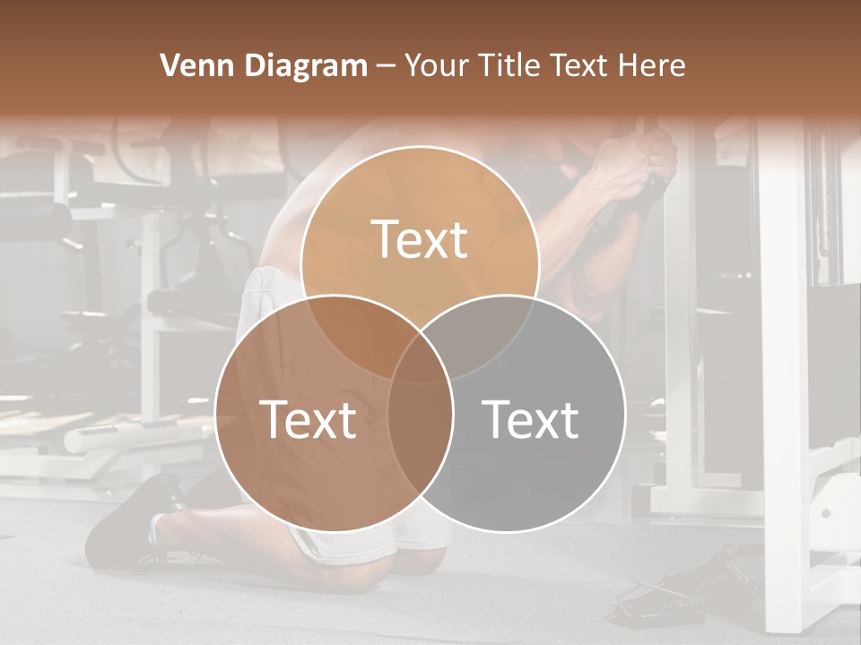 Trainer Fit Crunch PowerPoint Template