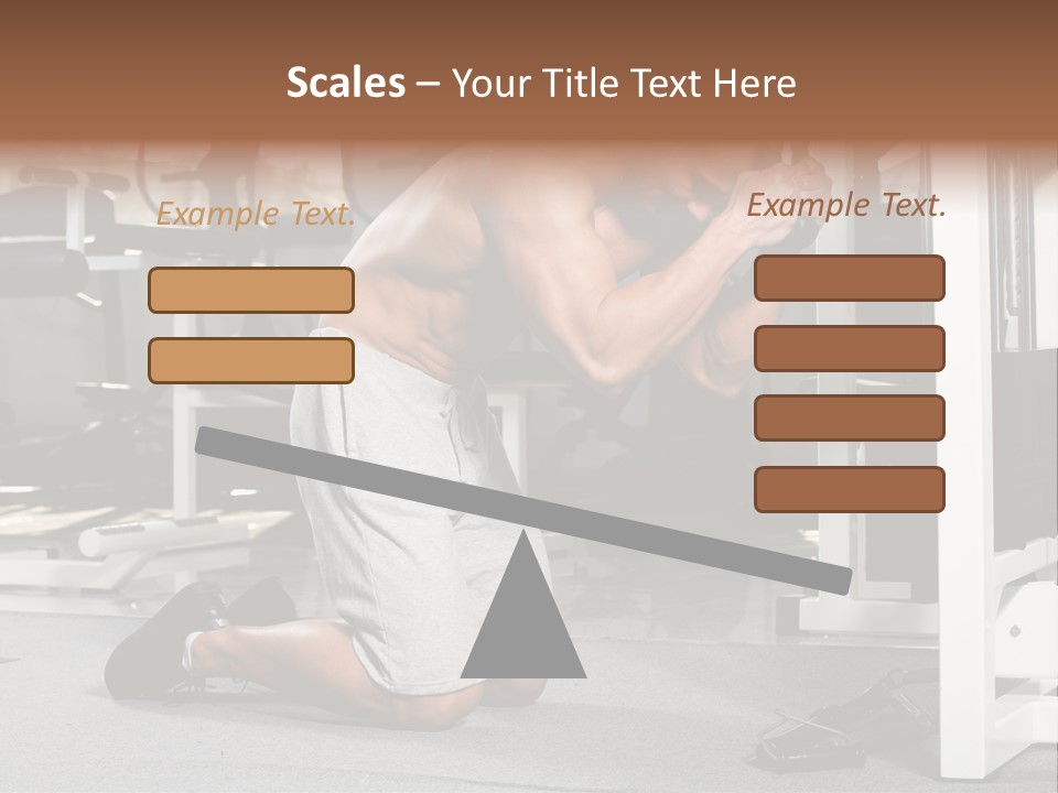 Trainer Fit Crunch PowerPoint Template