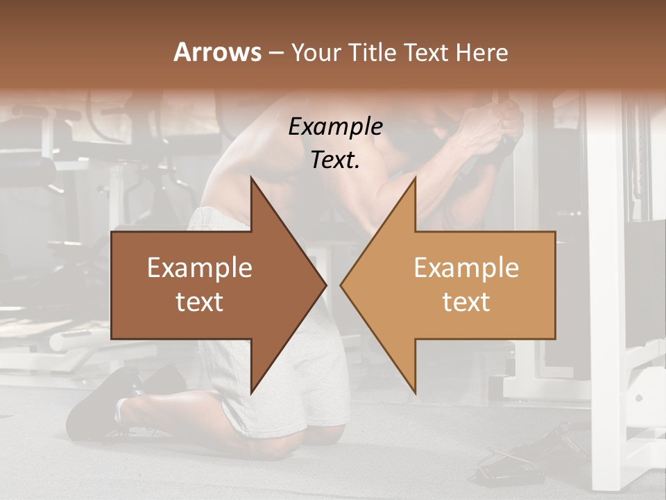 Trainer Fit Crunch PowerPoint Template