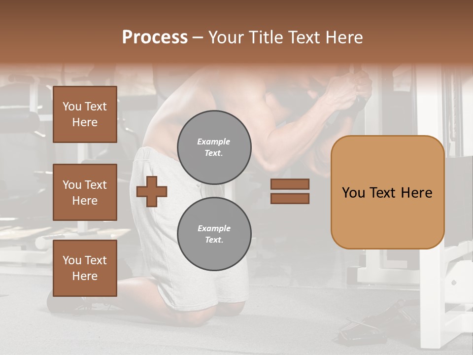 Trainer Fit Crunch PowerPoint Template