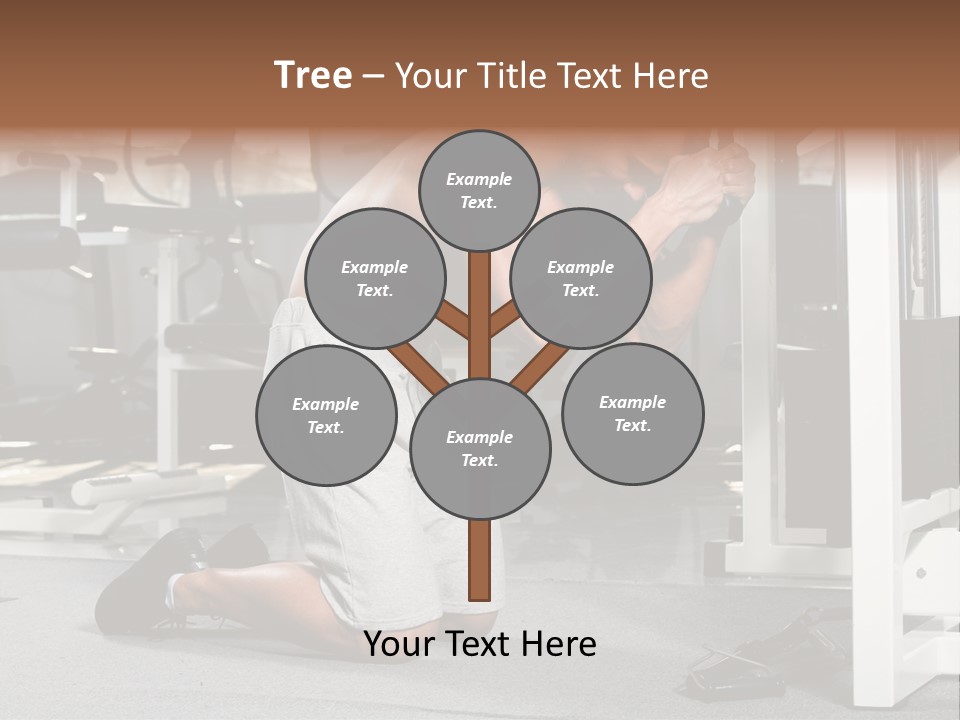 Trainer Fit Crunch PowerPoint Template