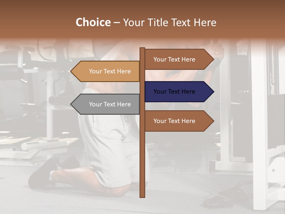 Trainer Fit Crunch PowerPoint Template