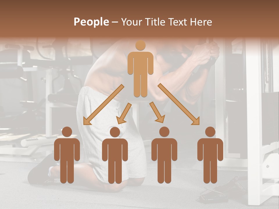 Trainer Fit Crunch PowerPoint Template