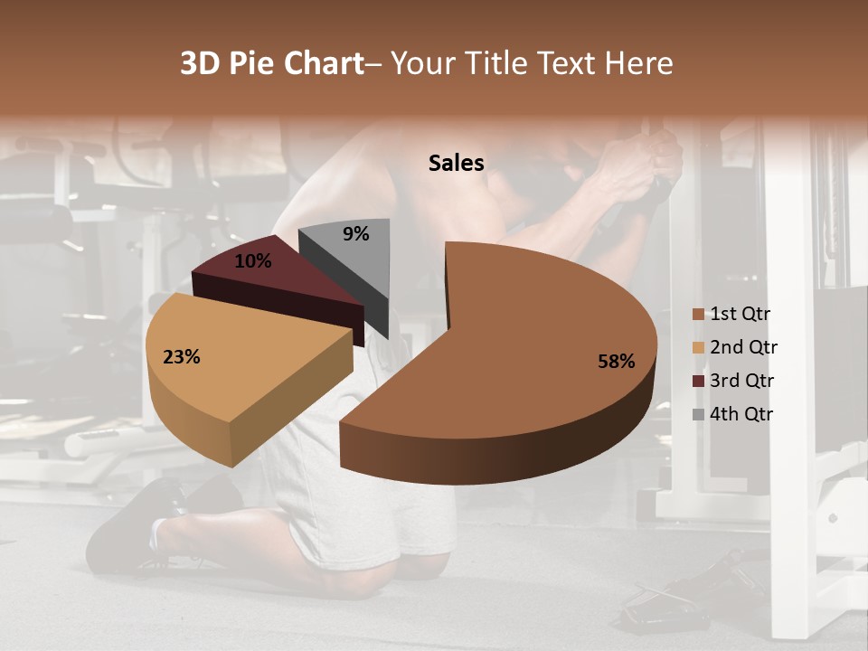 Trainer Fit Crunch PowerPoint Template