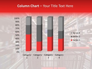 Chrome Shopping Chart Products PowerPoint Template