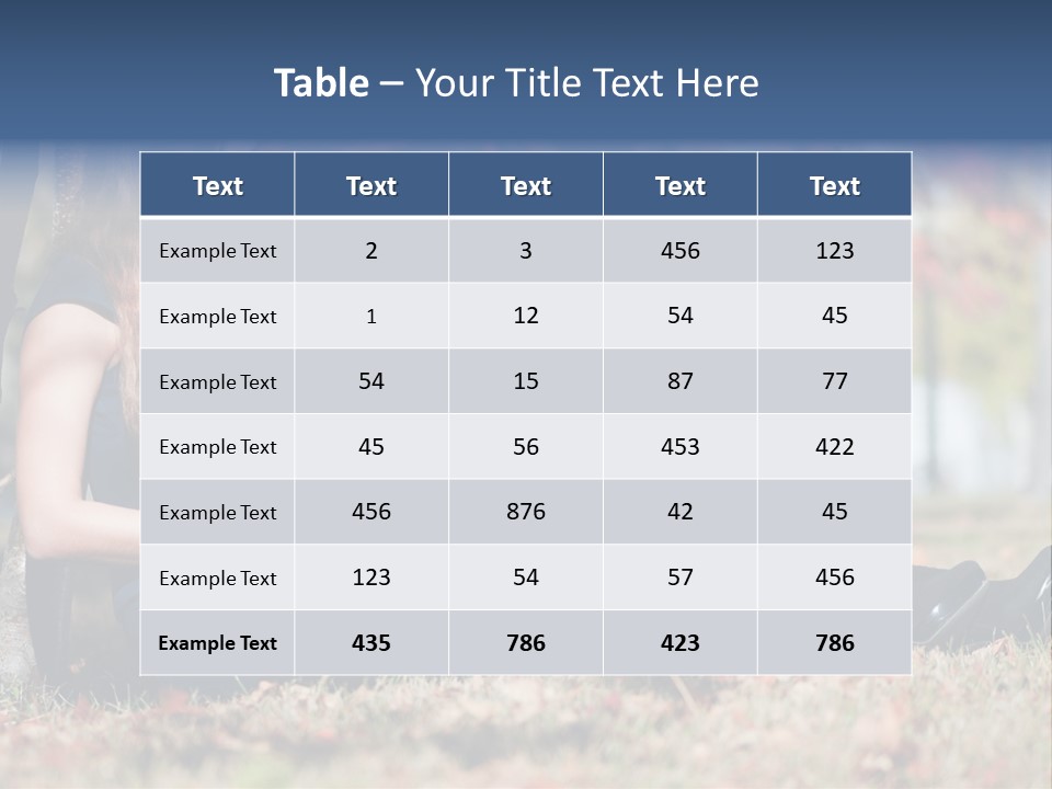 A Woman Sitting On The Ground Reading A Book PowerPoint Template