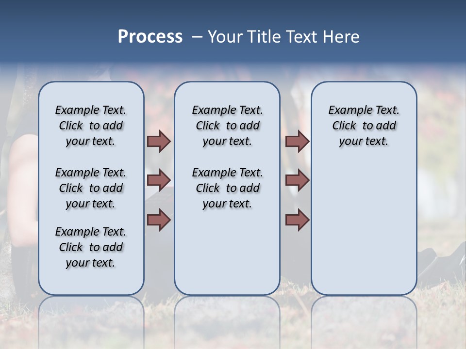 A Woman Sitting On The Ground Reading A Book PowerPoint Template