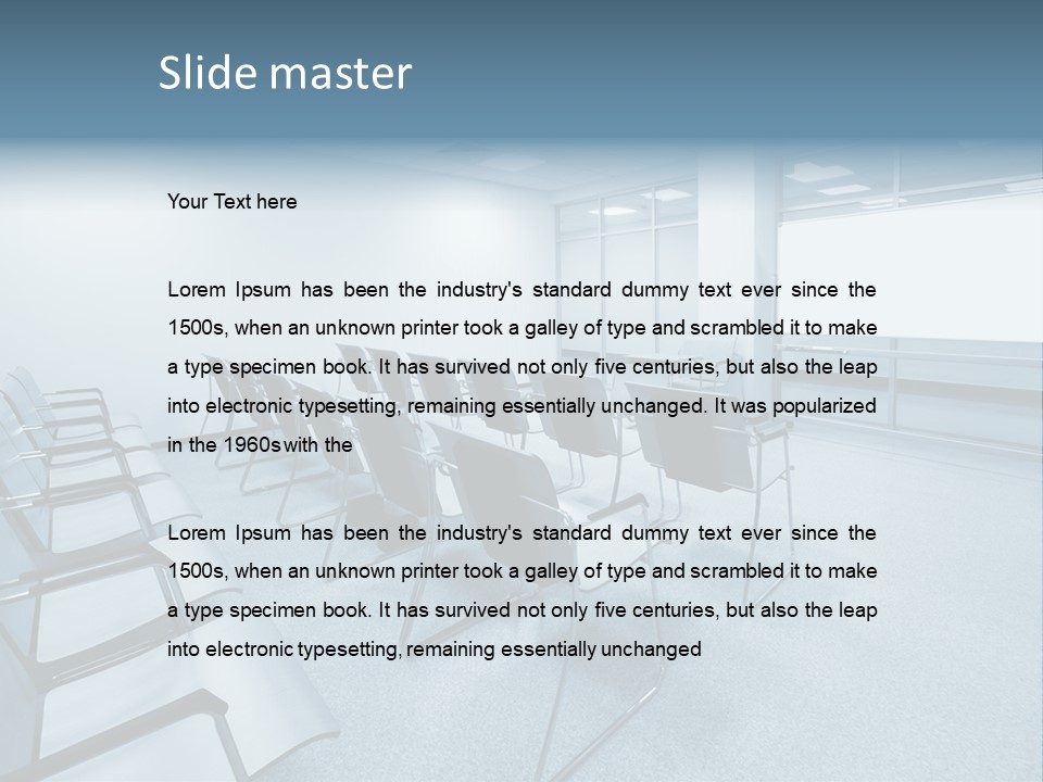 Group Ceiling School PowerPoint Template