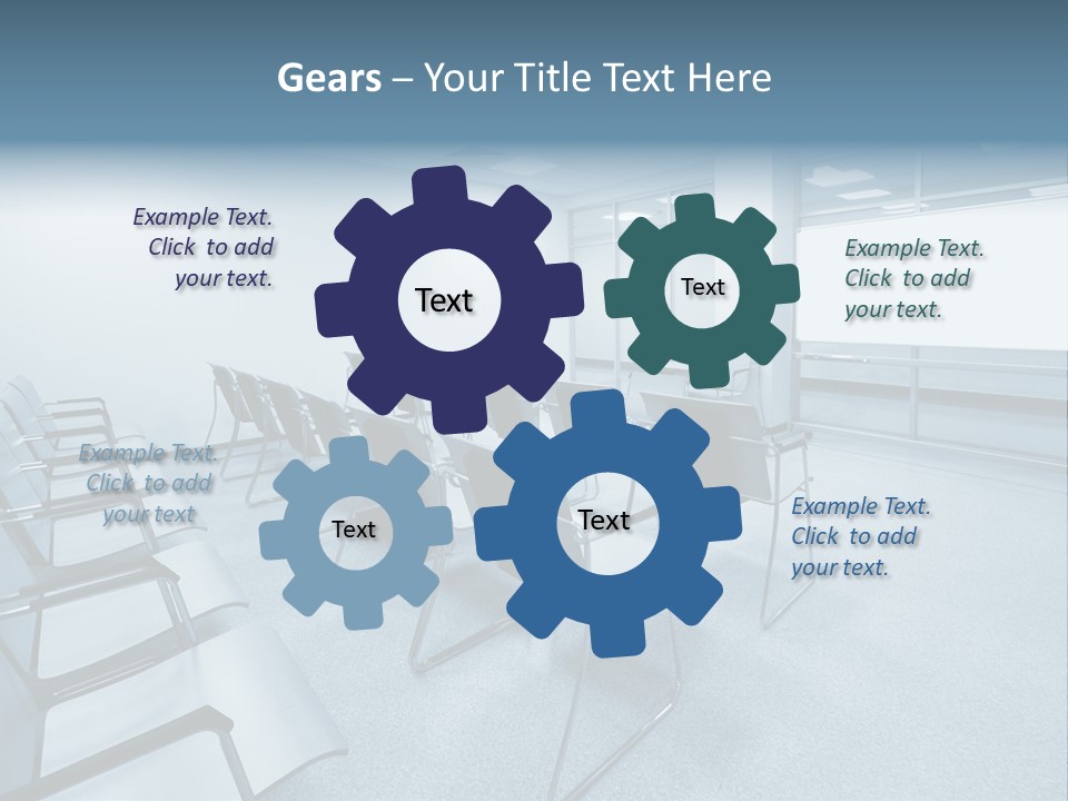 Group Ceiling School PowerPoint Template