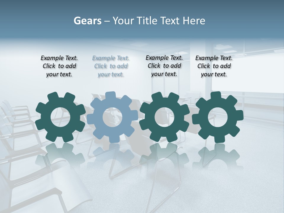 Group Ceiling School PowerPoint Template