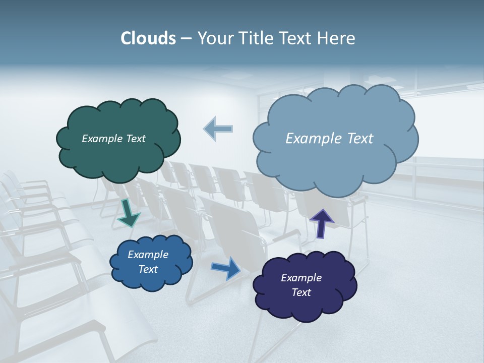 Group Ceiling School PowerPoint Template