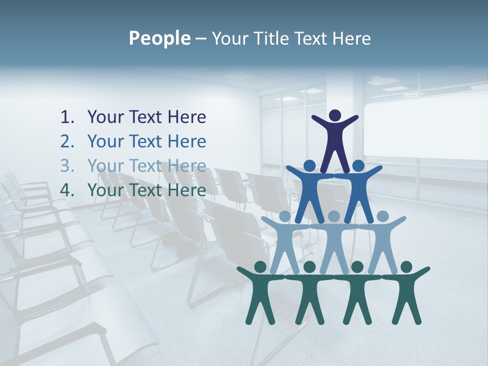 Group Ceiling School PowerPoint Template