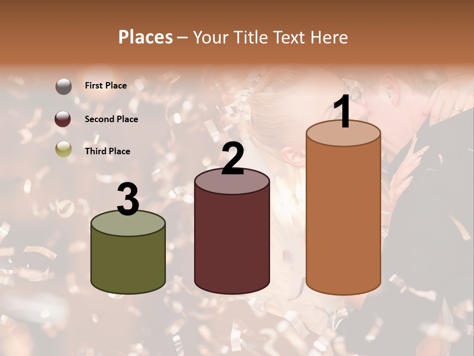 Black White Bride PowerPoint Template