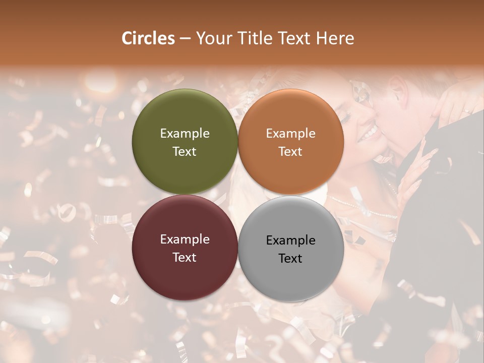 Black White Bride PowerPoint Template