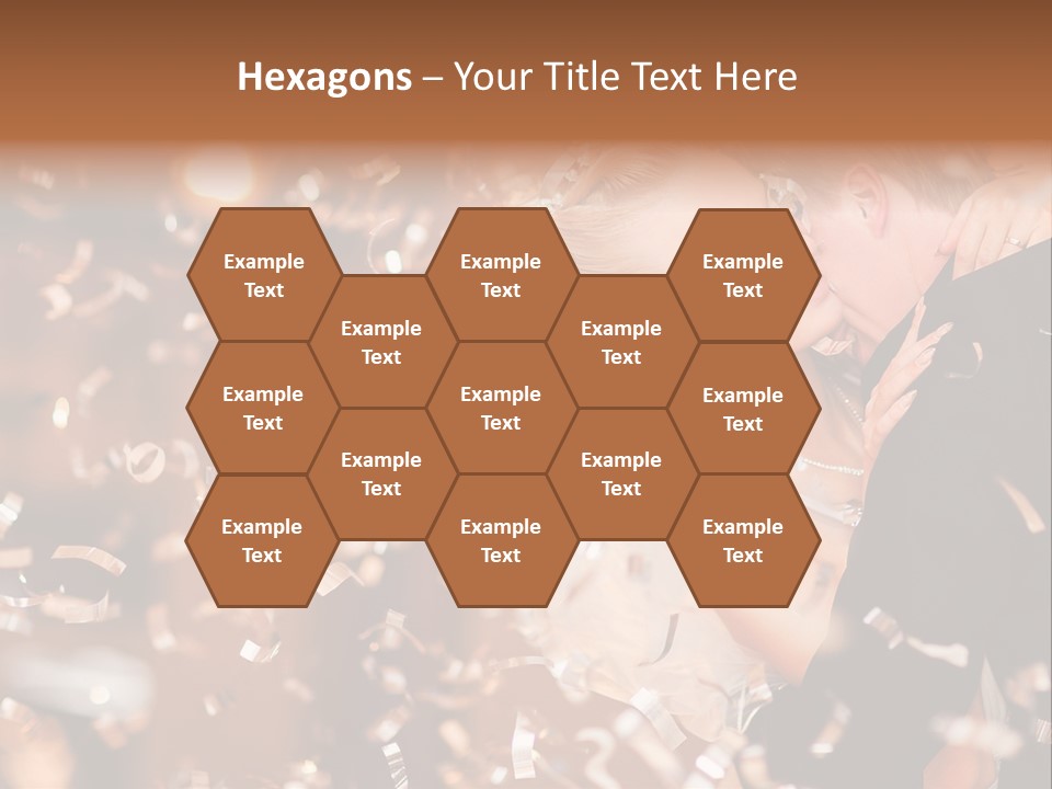 Black White Bride PowerPoint Template