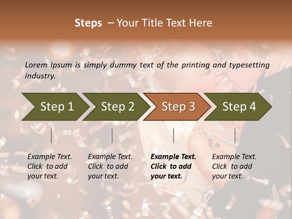 Black White Bride PowerPoint Template