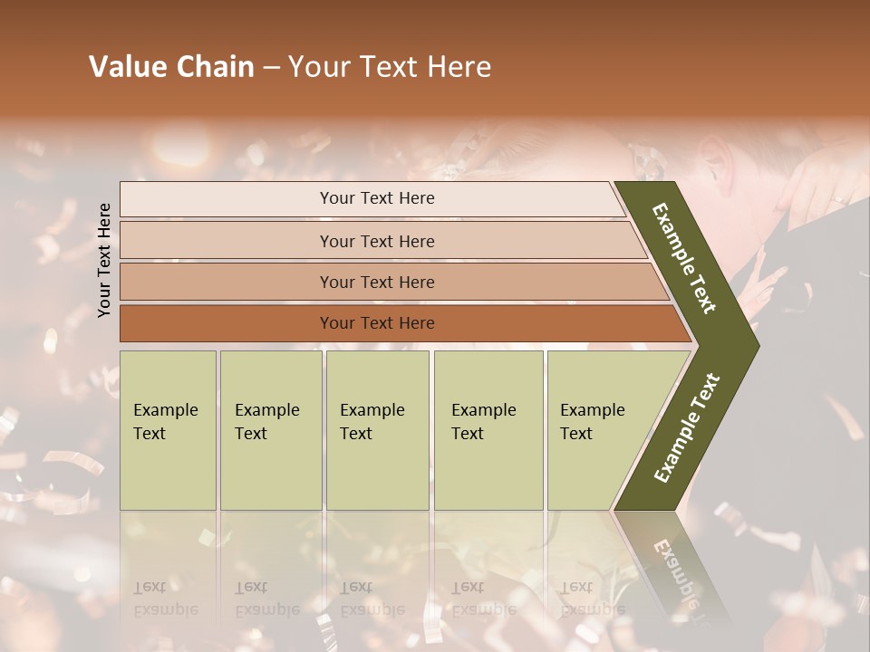 Black White Bride PowerPoint Template