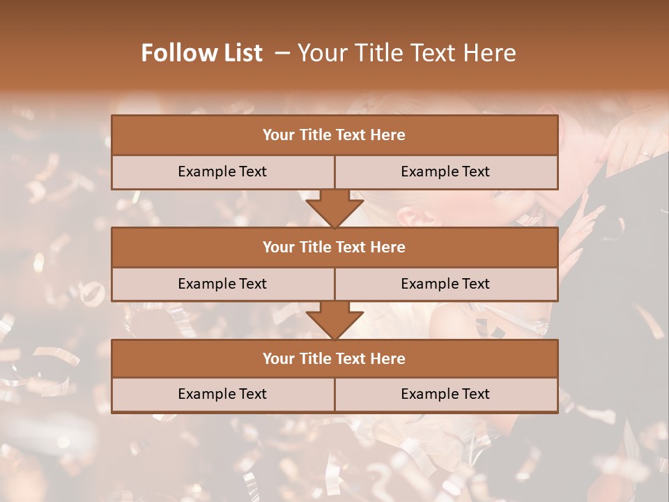 Black White Bride PowerPoint Template