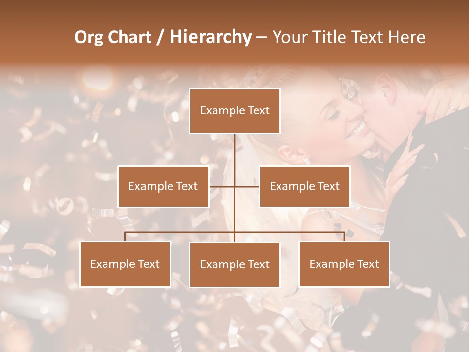 Black White Bride PowerPoint Template