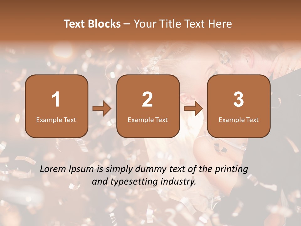 Black White Bride PowerPoint Template