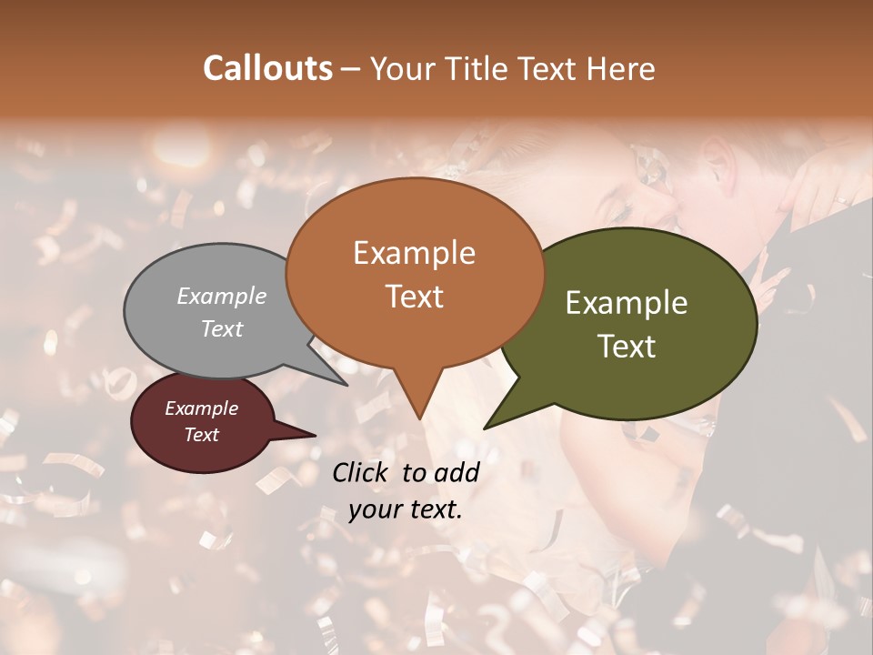 Black White Bride PowerPoint Template