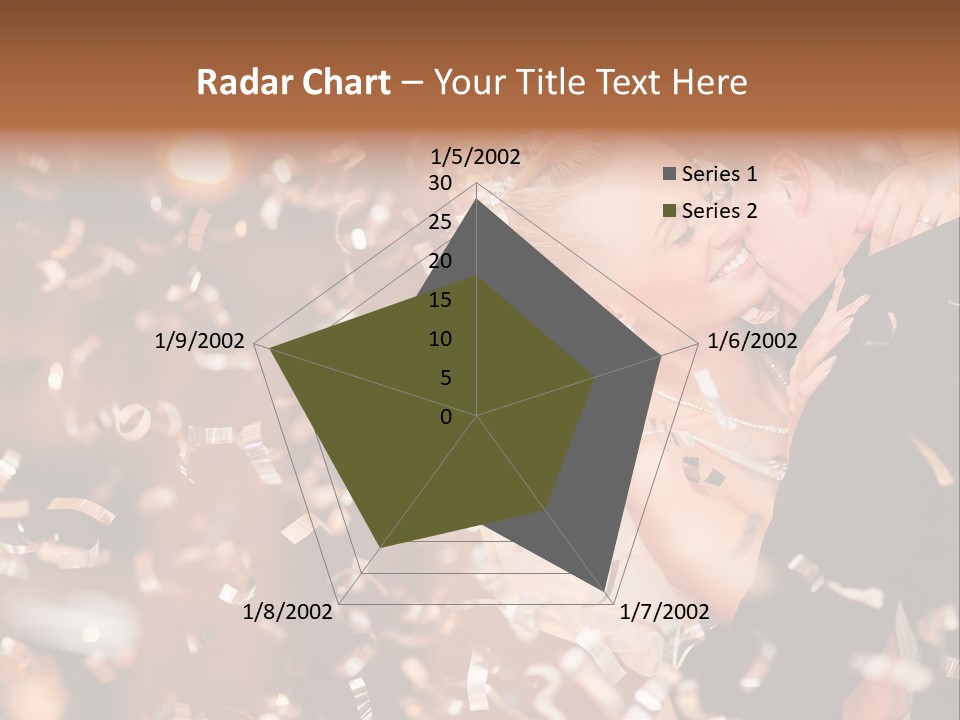 Black White Bride PowerPoint Template