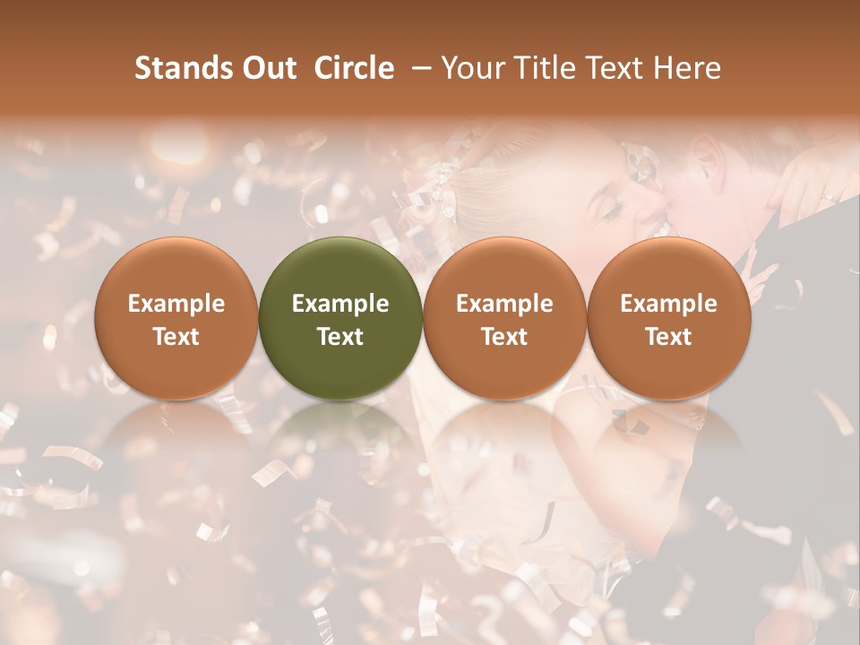 Black White Bride PowerPoint Template