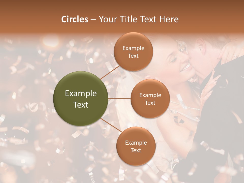 Black White Bride PowerPoint Template