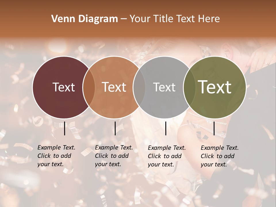 Black White Bride PowerPoint Template