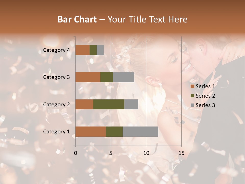 Black White Bride PowerPoint Template