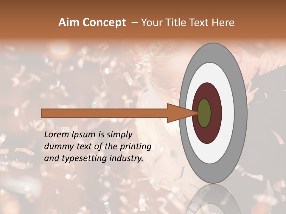 Black White Bride PowerPoint Template