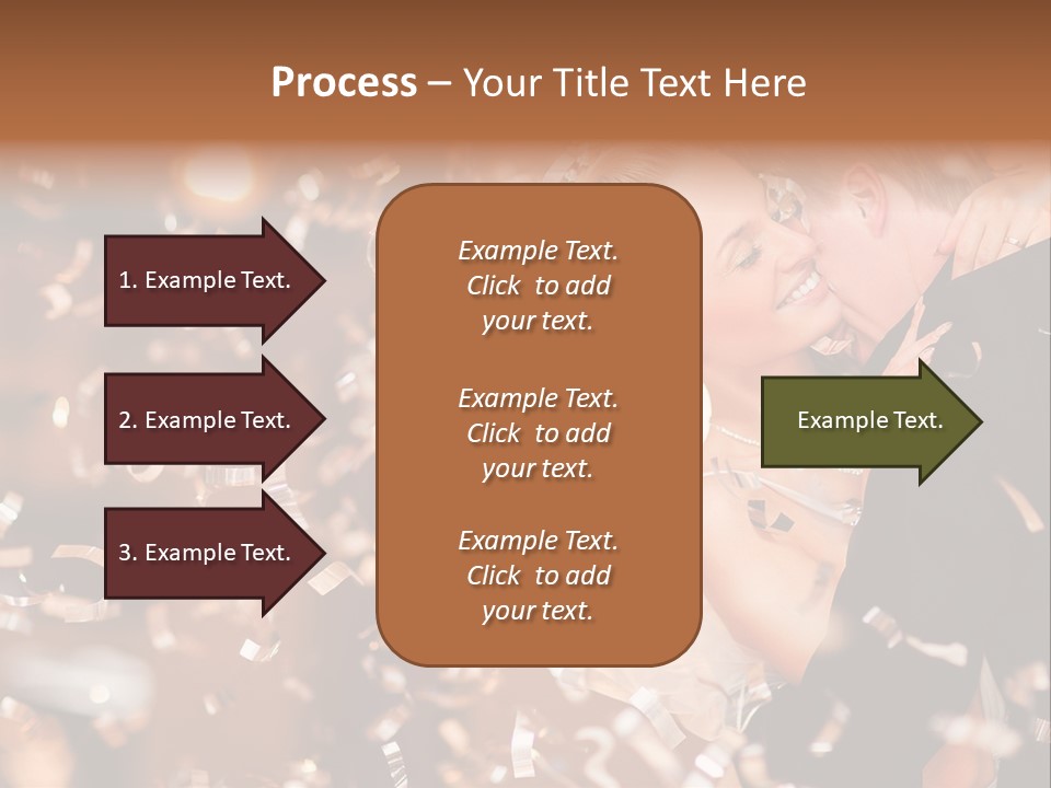 Black White Bride PowerPoint Template