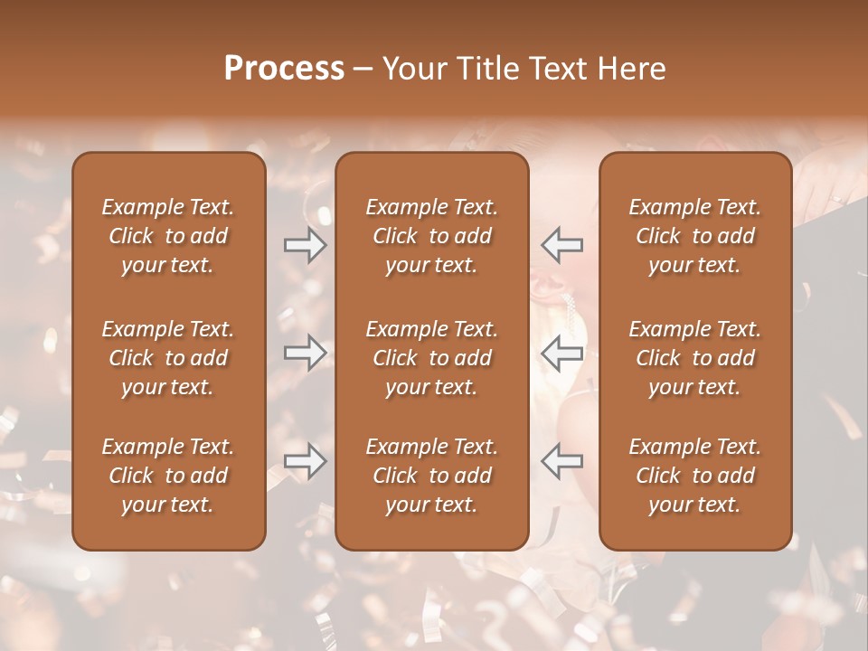 Black White Bride PowerPoint Template