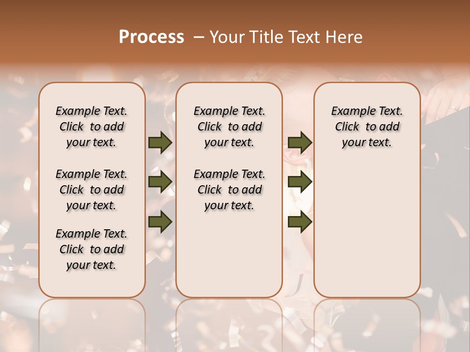 Black White Bride PowerPoint Template