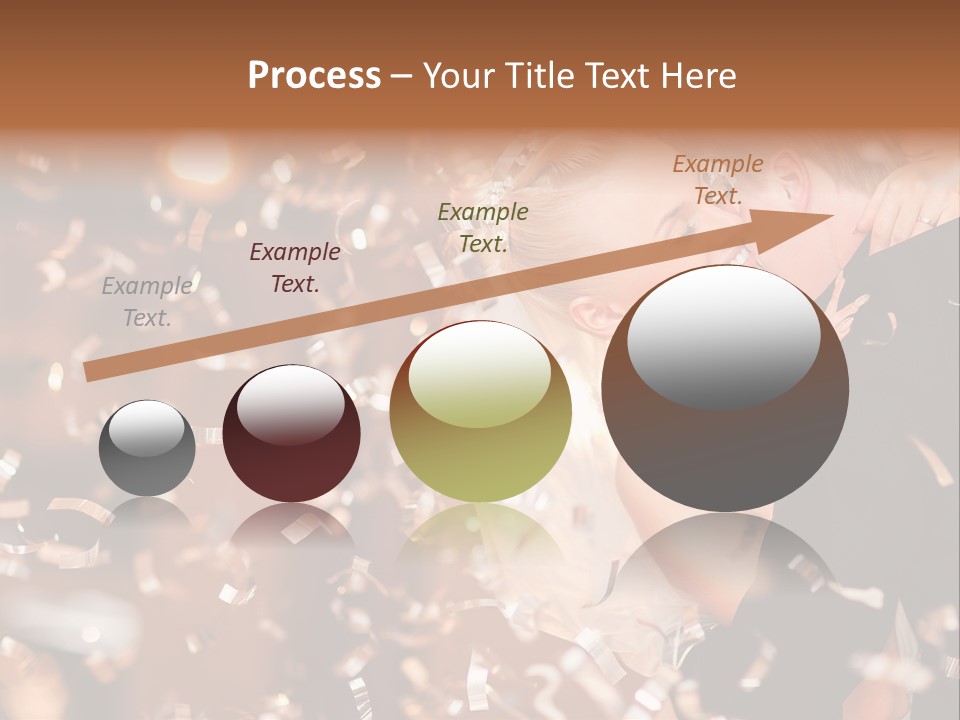 Black White Bride PowerPoint Template